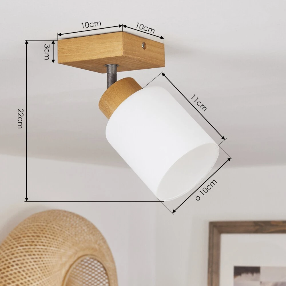 Tercier Deckenleuchte Altsilber, Naturfarben, 1-flammig 4 Tercier Deckenleuchte Altsilber, Naturfarben, 1-flammig – Bild 4