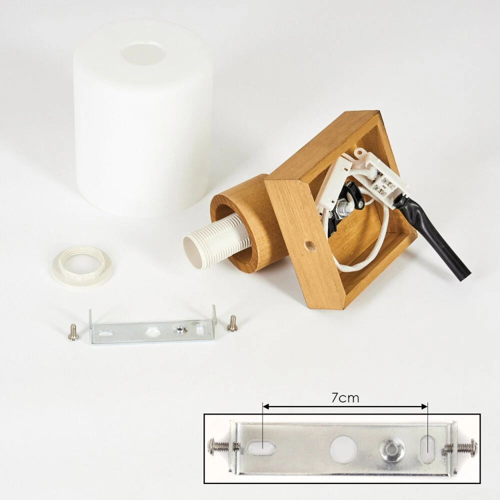 Tercier Deckenleuchte Altsilber, Naturfarben, 1-flammig 5 Tercier Deckenleuchte Altsilber, Naturfarben, 1-flammig – Bild 5