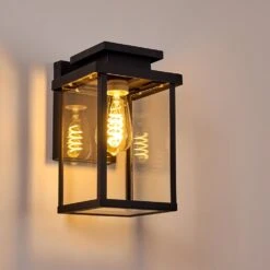 Tieva Außenwandleuchte Schwarz, 1-flammig -LEDVANCE Verkäufe tieva aussenwandleuchte h3014110 11