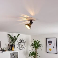 Tina Deckenleuchte Holz Dunkel, Schwarz, 1-flammig -LEDVANCE Verkäufe tina deckenleuchte h3403273 10