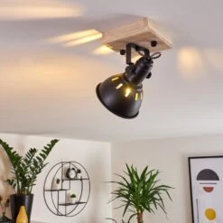 Tina Deckenleuchte Holz Dunkel, Schwarz, 1-flammig -LEDVANCE Verkäufe tina deckenleuchte h3403273 5