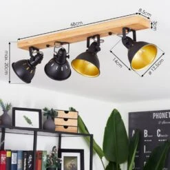 Tina Deckenleuchte Braun, Schwarz, 4-flammig -LEDVANCE Verkäufe tina deckenleuchte h3582596 3