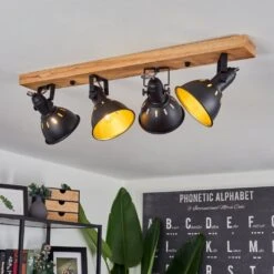 Tina Deckenleuchte Braun, Schwarz, 4-flammig -LEDVANCE Verkäufe tina deckenleuchte h3582596 6