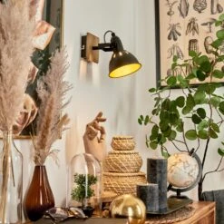 Tina Wandleuchte Chrom, Holz Dunkel, Schwarz, 1-flammig 18 Tina Wandleuchte Chrom, Holz Dunkel, Schwarz, 1-flammig -LEDVANCE Verkäufe tina wandleuchte h3581056 8