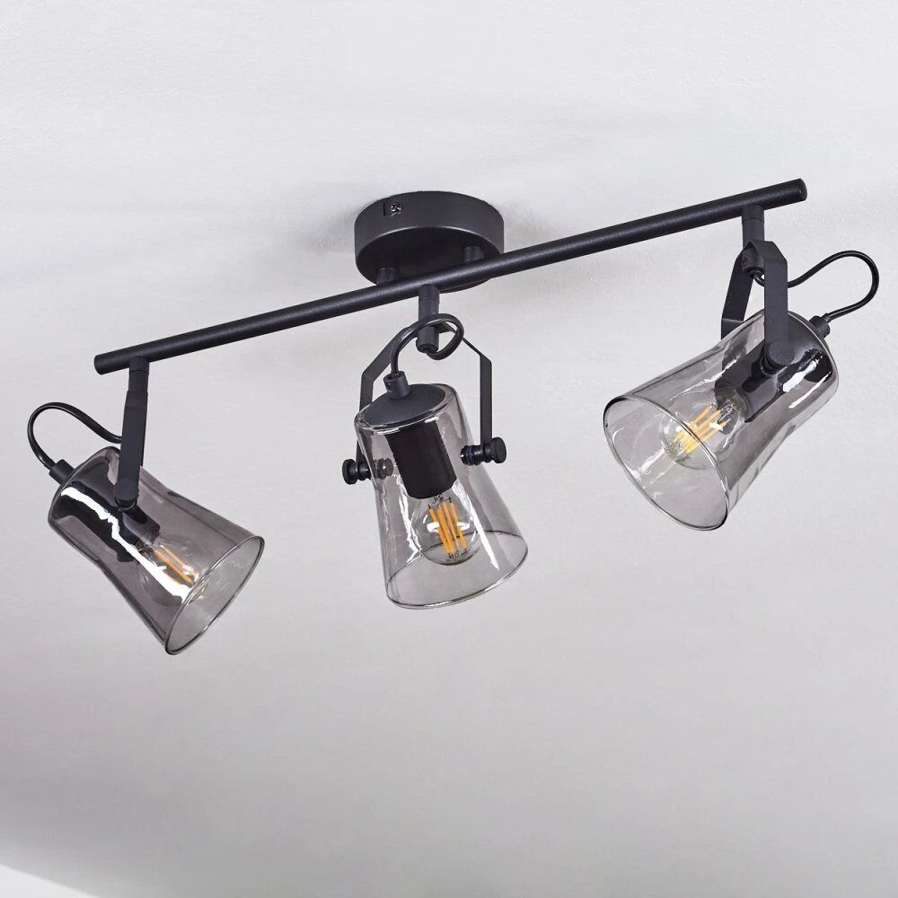 Trajouca Deckenleuchte Schwarz, 3-flammig 8 Trajouca Deckenleuchte Schwarz, 3-flammig – Bild 8