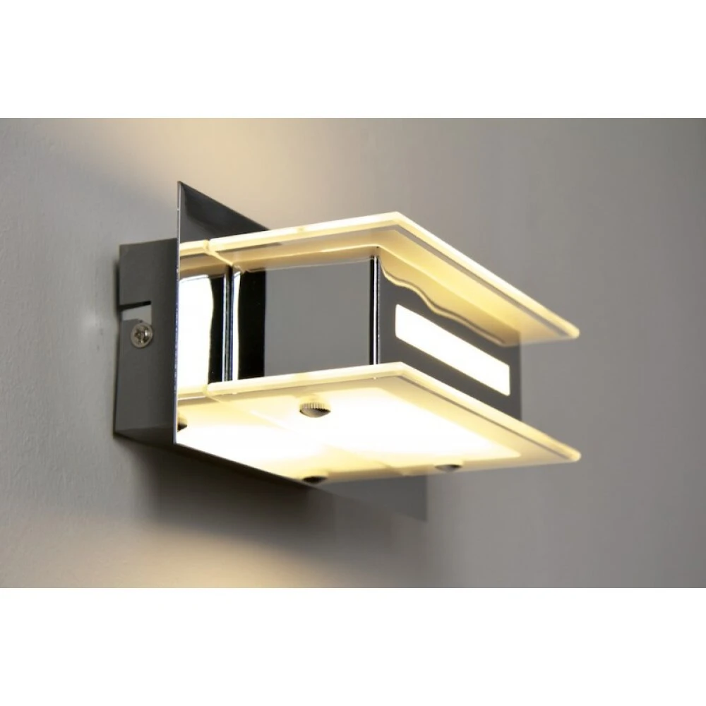 Trio 2220 Wandleuchte LED Chrom, 1-flammig 4 Trio 2220 Wandleuchte LED Chrom, 1-flammig – Bild 4