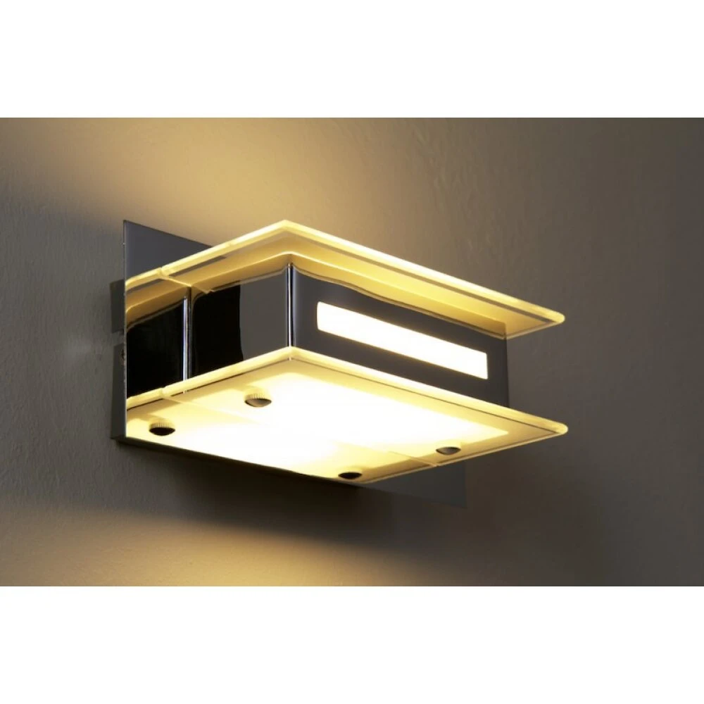 Trio 2220 Wandleuchte LED Chrom, 1-flammig 7 Trio 2220 Wandleuchte LED Chrom, 1-flammig – Bild 7