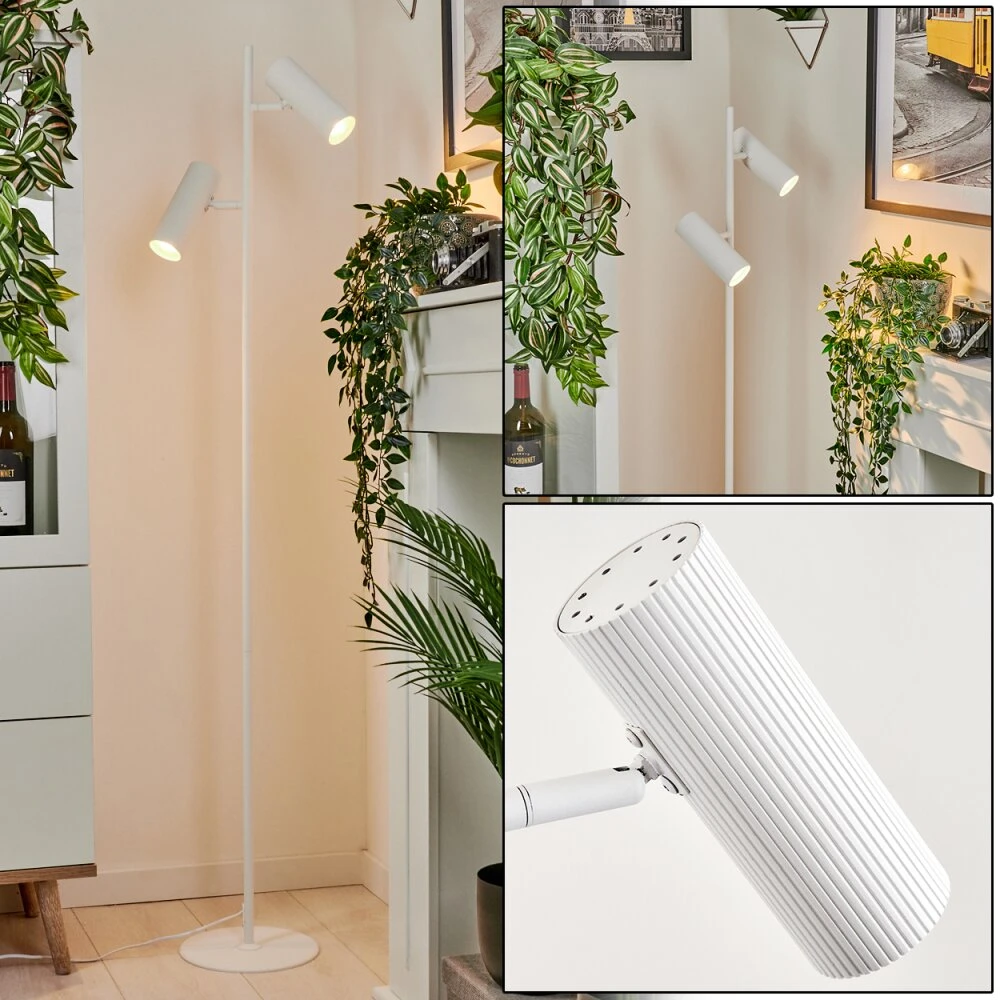 Trutielle Stehleuchte Weiß, 2-flammig 1 Trutielle Stehleuchte Weiß, 2-flammig