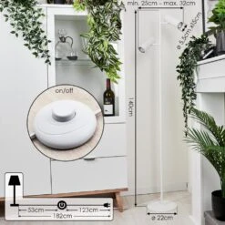 Trutielle Stehleuchte Weiß, 2-flammig 15 Trutielle Stehleuchte Weiß, 2-flammig -LEDVANCE Verkäufe trutielle stehleuchte h3639603 3