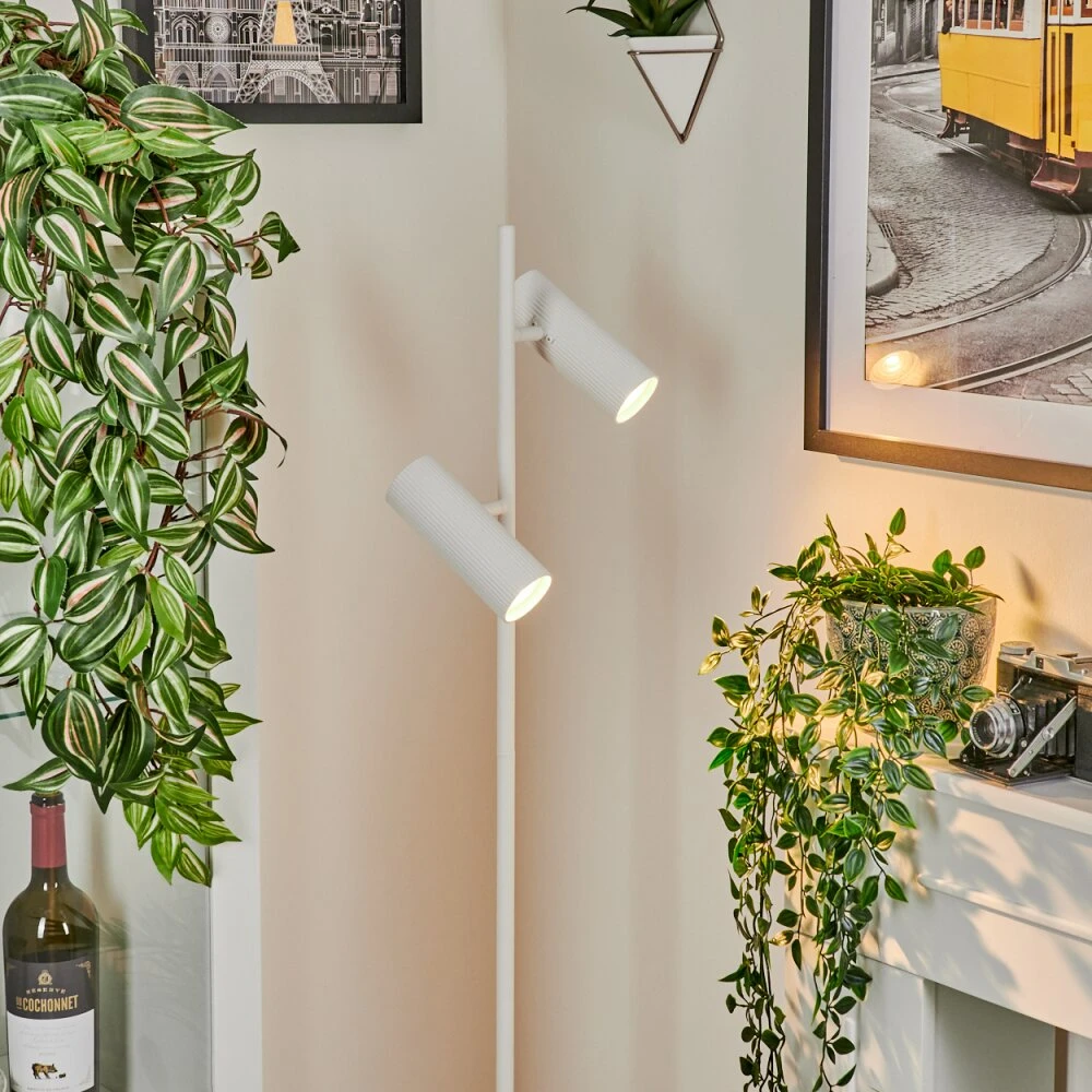 Trutielle Stehleuchte Weiß, 2-flammig 9 Trutielle Stehleuchte Weiß, 2-flammig – Bild 9