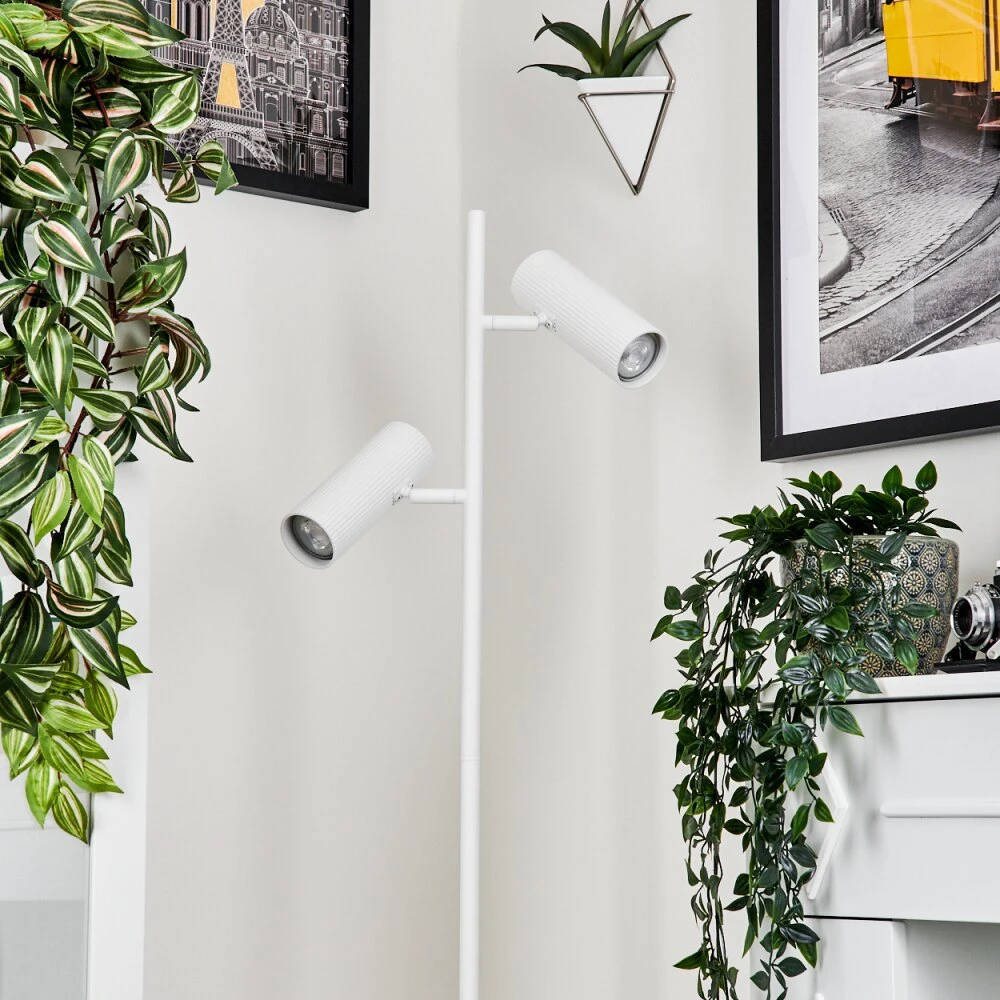 Trutielle Stehleuchte Weiß, 2-flammig 10 Trutielle Stehleuchte Weiß, 2-flammig – Bild 10