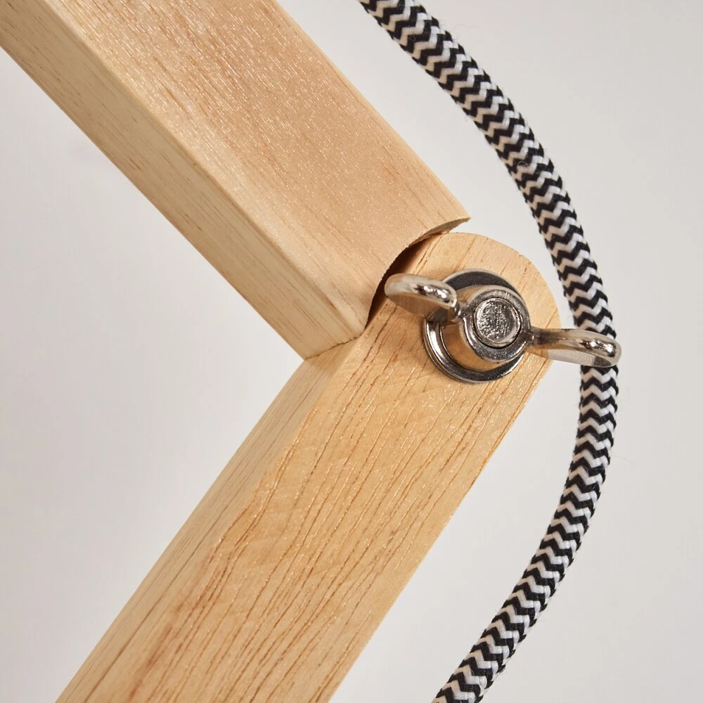 Tukchor Stehleuchte Naturfarben, Schwarz, 1-flammig 6 Tukchor Stehleuchte Naturfarben, Schwarz, 1-flammig – Bild 6