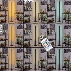 Uglestrup Stehleuchte LED Schwarz, 1-flammig, Fernbedienung, Farbwechsler -LEDVANCE Verkäufe uglestrup stehleuchte h3837214 2