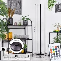 Uglestrup Stehleuchte LED Schwarz, 1-flammig, Fernbedienung, Farbwechsler -LEDVANCE Verkäufe uglestrup stehleuchte h3837214 3