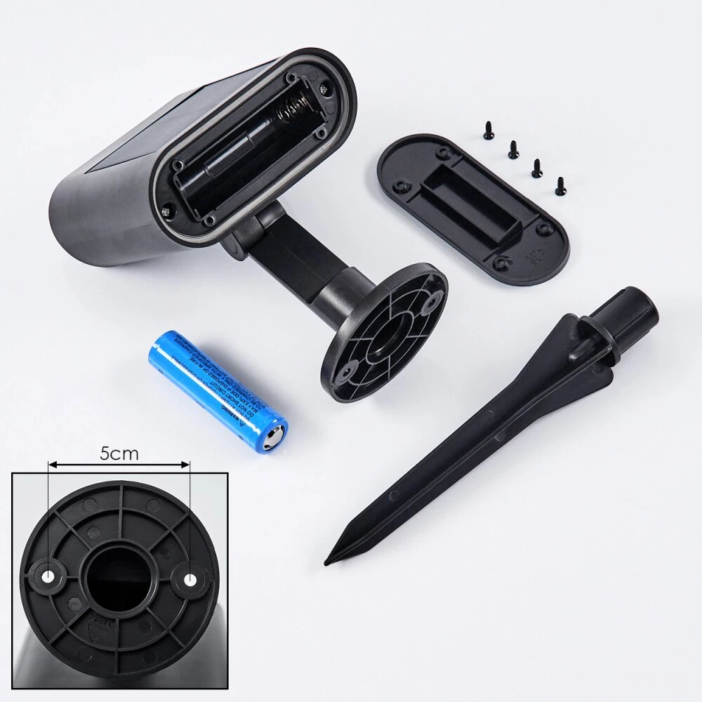 Usmagama Solar Gartenstrahler LED Schwarz, 1-flammig, Bewegungsmelder, Farbwechsler 6 Usmagama Solar Gartenstrahler LED Schwarz, 1-flammig, Bewegungsmelder, Farbwechsler – Bild 6