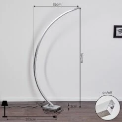 Uttorp Stehleuchte LED Silber, 1-flammig -LEDVANCE Verkäufe uttorp stehleuchte h3390511 3