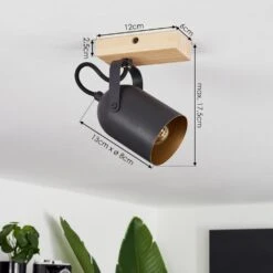 Vergoignan Deckenleuchte Naturfarben, Schwarz, 1-flammig 14 Vergoignan Deckenleuchte Naturfarben, Schwarz, 1-flammig -LEDVANCE Verkäufe vergoignan deckenleuchte h3620571 3