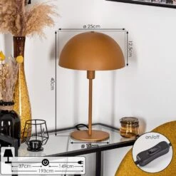 Vivian Tischleuchte Ocker, 1-flammig -LEDVANCE Verkäufe vivian tischleuchte h3637333 3