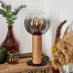 Vouhet Tischleuchte Braun, Holzoptik, Schwarz, 1-flammig -LEDVANCE Verkäufe vouhet tischleuchte h3620007 9