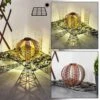 Wasalea Solar-Kugelleuchte LED Bronze, Schwarz, 1-flammig