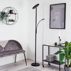 Wonsbek Deckenfluter LED Schwarz, 2-flammig -LEDVANCE Verkäufe wonsbek deckenfluter h3426128 11