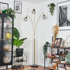 Yaak Stehleuchte Messing, Schwarz, 3-flammig -LEDVANCE Verkäufe yaak stehleuchte h3938515 9