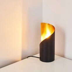 Yahuma Tischleuchte Schwarz-Gold, 1-flammig -LEDVANCE Verkäufe yahuma tischleuchte h3160145 do1 6