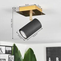 Zuoz Deckenleuchte Gold, 1-flammig -LEDVANCE Verkäufe zuoz deckenleuchte h3606957 3